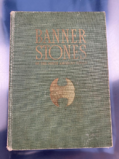 RARE Green-Felt "BANNERSTONES of the North American Indian", Knoblock, 1939, 1965 3rd Printing