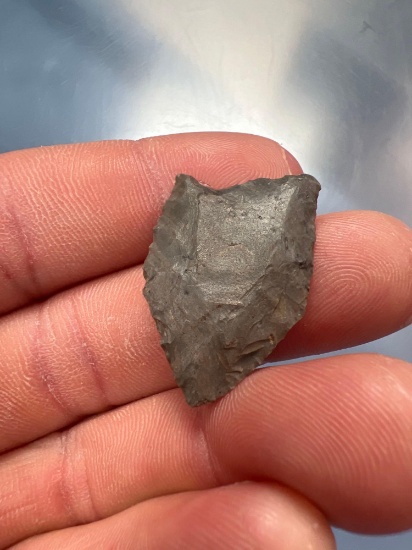 HIGHLIGHT 1 1/4" Onondaga Paleo Clovis, Erie Co., New York, Pictured Hothem's Paleo Indian Artifacts