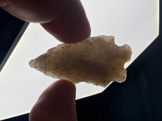 2 1/16" Bifurcated MacCorkle, Quartzite, Found on Long Island, New York Great condition.