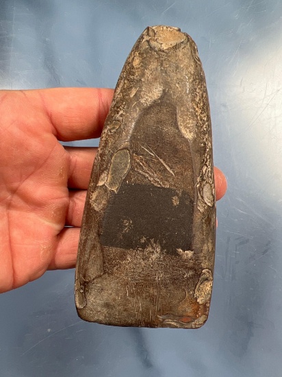 5 3/16" Hemmatite Poll Celt, Found in Niagra County, New York, Heavy Celt!