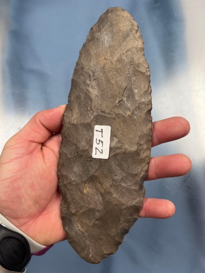 Large 8 1/2" Hopewell Blade, Onondaga Chert Ex: K.O. Palmer Collection, Found in New York
