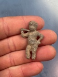 1600's Cupid Figurine, Rare Piece, Ex: Allen Woods Collection, Found in New York, 1 1/2