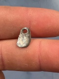 Small Silver Pendant, Found on the Beal Site (Seneca) in New York, Well Made, 1/2