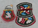 Pair of Iroquoian Beaded Purses, mid-late 1800s Native American Art, 4.5