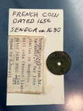 RARE 1656 French Coin, Found in Savannah, New York May 1988, Seneca Related Artifact