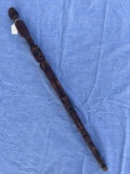 Haida Cedar Carved Shaman's Staff, Early Piece, Well Made, 28