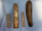 NICE Lot of 4 Fine Chisels, Found in Pennsylvania, Ex: Glenn Henry Collection, Longest 4