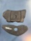 Pair of Salvaged Bannerstones, Drilled, Peach Bottom Slate, York County, PA Ex: Fogelman, Henry