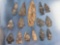 Lot of 15 Nice Onondaga Chert Points, Found on Farrell Farm, Scotsville, NY, Ex: Lown Collection