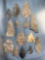 Lot of New York Found Arrowheads, Blades, Lost Lake, Ex: Jack Lown, Longest is 3 3/4