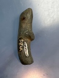 RARE Otter/Salamander Pipe Effigy, Steatite, Washington Boro, Ex: Bowser, Fenstermacher, Henry