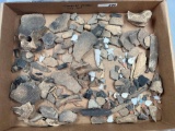 Large Selection of Site Material, Shards, Arrowheads, Triangles, Bone Tools, Boro Village, Ex: Henry