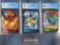 CGC 9 Charizard V 001/021, 9 Blastoise V 001/020, 9.5 Venusaur V 001/021 - Starter Set JPN-Pokemon