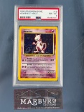 PSA 8 Mewtwo Game Base set- Holo Pokemon