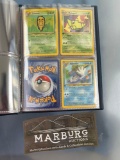 Small Pokemon Binder New Destiny First Edition, 5 Pages Front and Back