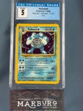 CGC 5 Polywrath Base Set Unlimited 13/102 - Holo Pokemon