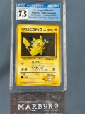 CGC 7.5 Lt. Surge's Pikachu Gym Booster 1: Leaders Stadium JPN- Pokemon