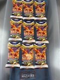 x9 SEALED Pokemon Brilliant Stars Blister Packs