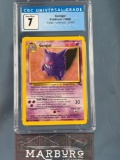 CGC 7 Gengar Fossil Unlimited 20/62- Pokemon