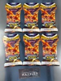 x6 SEALED Pokemon Brilliant Stars Blister Packs