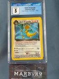 CGC 5 Dark Dragonite Team Rocket Unlimited 22/82 - Pokemon