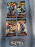 x4 Sealed Pokemon Burning Shadows Booster Packs