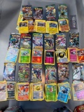 16 Various OPENED Pokemon Booster Packs w/Contents of Packs