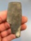 HEAVILY Incised Bannerstone Half, Zig-Zag, Linear, Fishnet, Tally Marks, Found in PA, 2 3/4