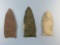 Lot of NICE Fox Creek Points, Lancaster Co., PA Rhyolite, Normanskill, Argillite, Longest 2 1/4