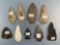 Lot of 9 Various Points, Found in NJ, Longest is 2 3/4