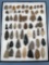 XL Lot of 55+ Arrowheads, Found in Milford, NJ, Ex: Harvey Search Collection, Walt Podpora