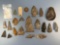 Lot of Various Arrowheads and Trade Artifacts, Found in New York State, Ex: Dave Summers Collection,