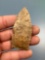 Nice Chert Pentagonal Knife, Found in Illinois, Well-Made and thin, Ex: Summers