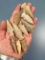 Lot of 10 Fine Quartzite Points, Arrowheads, Longest is 2 1/2