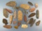 Lot of 25 Quartzite, Chalcedony, Jasper Points, Arrowheads, Found on the Todd Farm in Joppa, Marylan