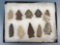 Lot of 10 Various Points From Central States of US, Longest Measures 2 3/8