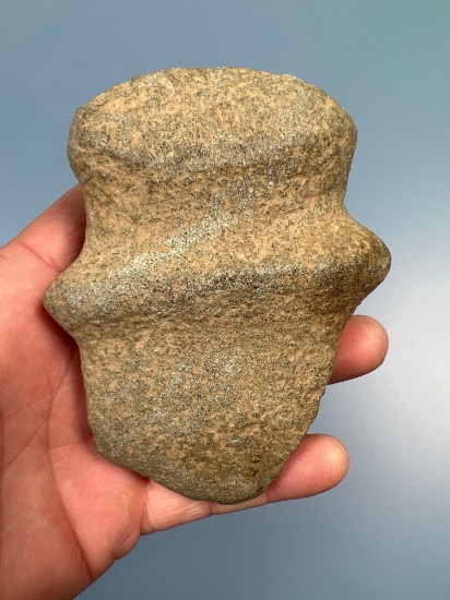 NICE 4 1/2" Raised Ridge Trophy Axe, Found in Warren Co., NJ, Slanted, Nice condition overall