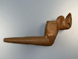 RARE Bird/Eagle Effigy Iroquois Pipe, Heavily Restored, Found in New York State, Rare Effigy