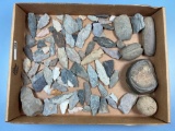 Large Lot of Arrowheads, Tools, Found in Pennslyvania, Longest is 3 1/4