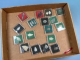 Lot of 21 Various Poitns, Rhyolite, Quartz, Quartzite, Found in Calvert Co., MD, Largest is 1 7/8