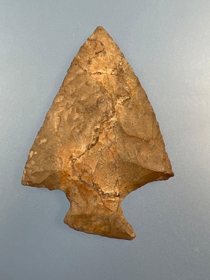 NICE 2" Brown Jasper Perkiomen Point, Found in New Jersey, Ex: Barry George Collection