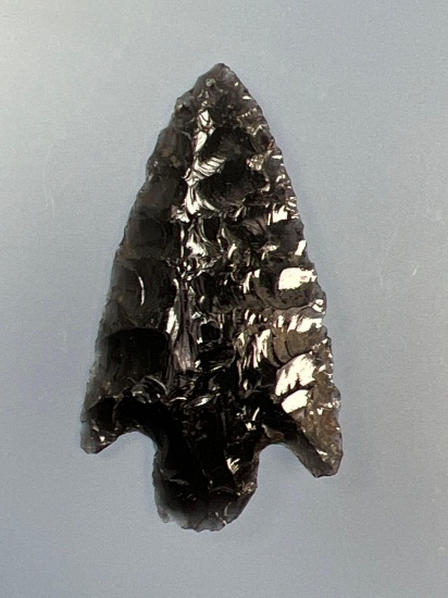 2 7/16" Obsidian Stemmed Point, Found in California, Additinoal California Pieces Towards end of Auc