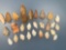 25+ Various Arrowheads, Points, Quartz, Chert, Jasper, Found in Southeastern US Region, Longest is 4