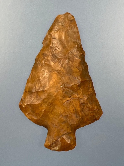 SUPERB 2 11/16" Jasper Perkiomen Point, Found in Berks CO., PA, Ex: Barry George Collection, Sutton