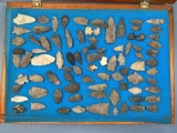 80+ Larger Arrowheads, Found in the Zion Grove Retreat, Stillwater, PA, Great Assortment, Woodland-A