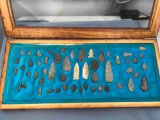 50+ Various Arrowheads, Artifacts, Found in Central PA, Ex: Bill York, Wiant, Sutton Collections, Lo