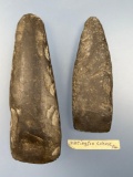 Pair of Polished Celts, Found near Huntington Creek in PA, Longest is 6