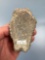 Salvaged Effigy from Soapstone Bowl Shard, Highly Tallied and Incised Piece, Found in PA