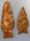 Nice Pair of Jasper Orient Fishtails, Longest is 2 1/2