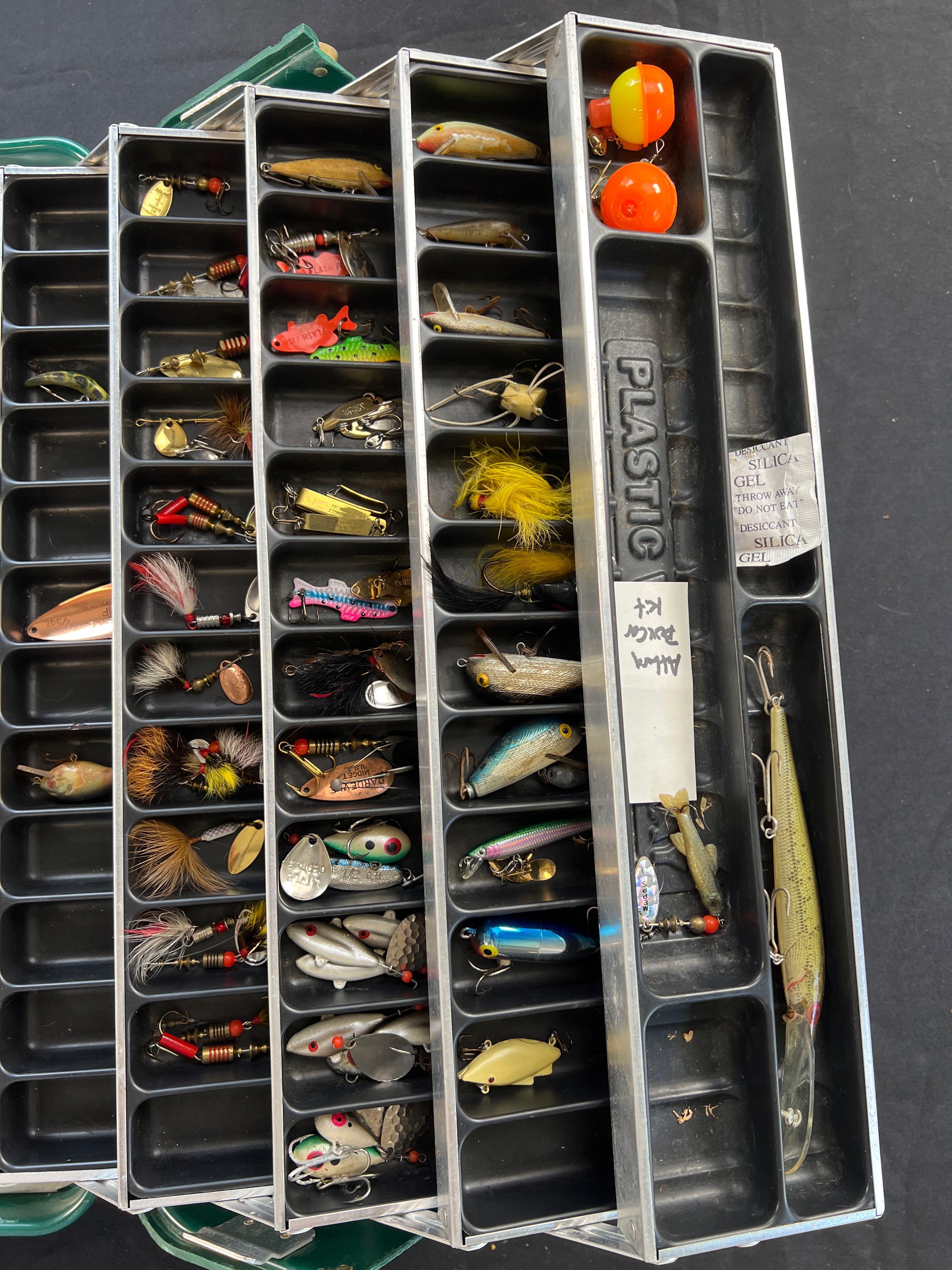 HUGE Vintage Tackle Box, FULL Fishing Lures, WOW!